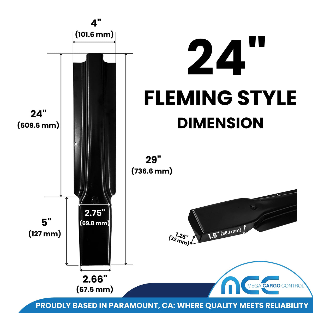 Fleming and Bayer Style Stakes for Stake Trucks Flatbeds and Trailers