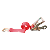 Load image into Gallery viewer, USA 2&quot; x 8&#39; Car Tie Down Strap w/ Ratchet Buckle &amp; Flat Snap Hook
