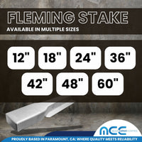 Load image into Gallery viewer, Fleming Style Stakes - Aluminum - for Stake Trucks Flatbeds and Trailers
