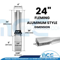 Load image into Gallery viewer, Fleming Style Stakes - Aluminum - for Stake Trucks Flatbeds and Trailers
