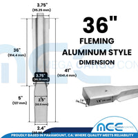 Load image into Gallery viewer, Fleming Style Stakes - Aluminum - for Stake Trucks Flatbeds and Trailers

