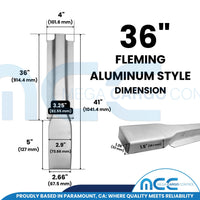 Load image into Gallery viewer, Fleming Style Stakes - Aluminum - for Stake Trucks Flatbeds and Trailers
