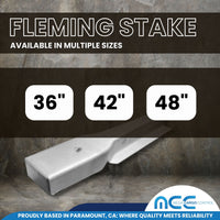 Load image into Gallery viewer, Fleming Style Stakes - Aluminum - for Stake Trucks Flatbeds and Trailers
