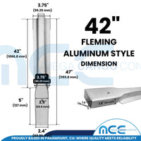 Load image into Gallery viewer, Fleming Style Stakes - Aluminum - for Stake Trucks Flatbeds and Trailers
