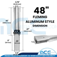 Load image into Gallery viewer, Fleming Style Stakes - Aluminum - for Stake Trucks Flatbeds and Trailers
