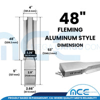 Load image into Gallery viewer, Fleming Style Stakes - Aluminum - for Stake Trucks Flatbeds and Trailers
