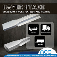 Load image into Gallery viewer, Bayer Style Stakes - Aluminum - for Stake Trucks Flatbeds and Trailers
