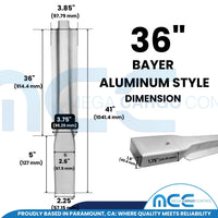 Load image into Gallery viewer, Bayer Style Stakes - Aluminum - for Stake Trucks Flatbeds and Trailers
