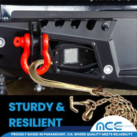 Load image into Gallery viewer, G70 5/16” x 10ft Tow Chain W/ 15” J Hook &amp; TJ Combo Hook &amp; Grab Hook WLL: 4700 LBS
