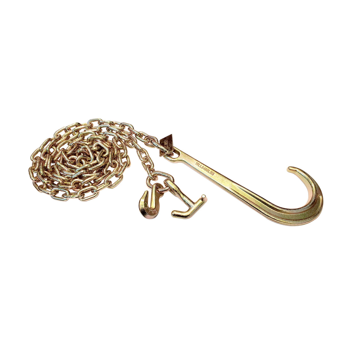 Chain with 15" J Hook and TJ Combo Grab Hook sets