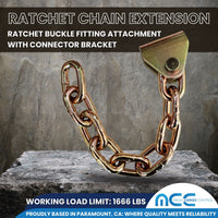Load image into Gallery viewer, 12&quot; Ratchet Chain Extension with Connector Bracket
