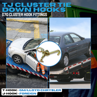 Load image into Gallery viewer, TJ Cluster Towing Hook - Grade 70
