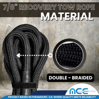 Load image into Gallery viewer, 7/8&quot; x 20ft &amp; 30ft Kinetic Recovery Tow Rope
