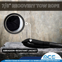 Load image into Gallery viewer, 7/8&quot; x 20ft &amp; 30ft Kinetic Recovery Tow Rope
