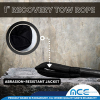 Load image into Gallery viewer, 1&quot; x 20ft &amp; 30ft Kinetic Recovery Tow Rope
