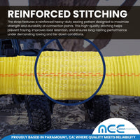 Load image into Gallery viewer, 2" Width Low Profile Axle Strap V-Assembly - 48" Long- USA Custom
