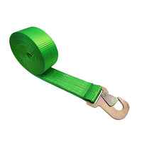 Load image into Gallery viewer, 2&quot; x 10&#39; Wheel Lift Rollback Strap w/ Flat Snap Hook
