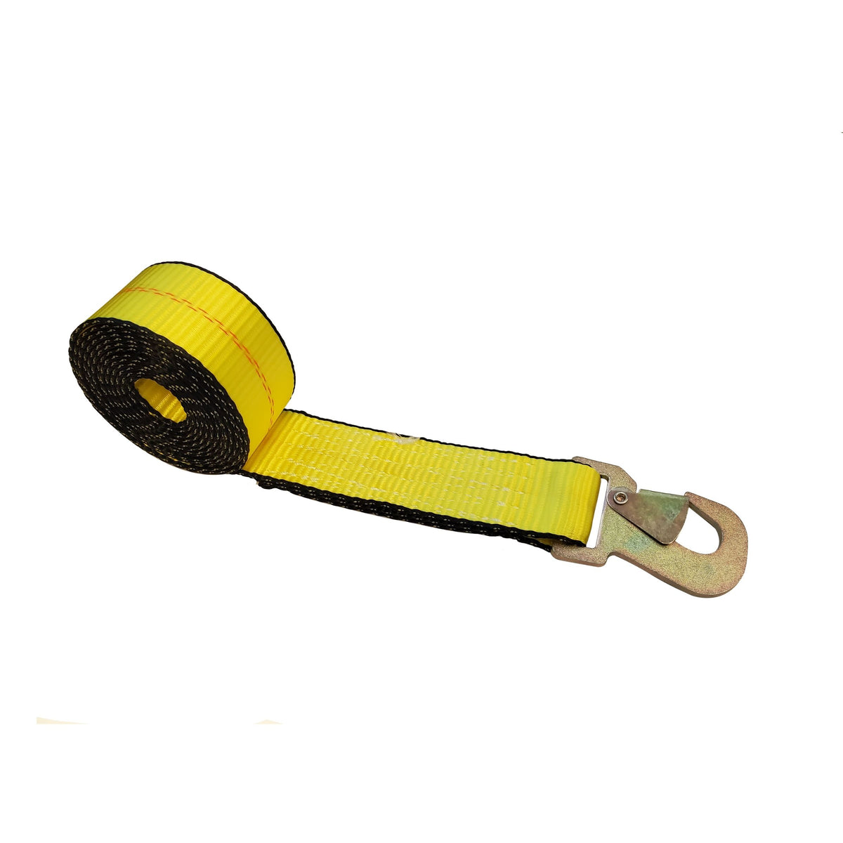 2" x 10' Wheel Lift Rollback Strap w/ Flat Snap Hook