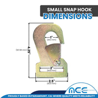 Load image into Gallery viewer, 2&quot; x 10&#39; Wheel Lift Rollback Strap w/ Flat Snap Hook
