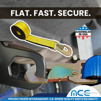 Load image into Gallery viewer, 2&quot; x 10&#39; Wheel Lift Rollback Strap w/ Flat Snap Hook
