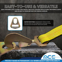Load image into Gallery viewer, 2&quot; x 10&#39; Wheel Lift Strap w/Grab Plate hook

