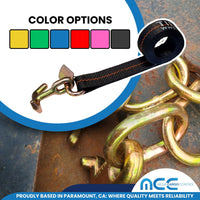 Load image into Gallery viewer, USA 2&quot; x 10&#39; TJ Combo Cluster Hook Auto Tie Down Straps
