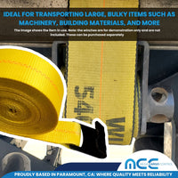 Load image into Gallery viewer, USA 3&quot; Winch Strap w/ Black Flat Hook
