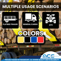 Load image into Gallery viewer, USA 3&quot; Winch Strap w/ Black Flat Hook
