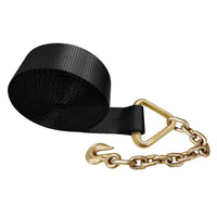 Load image into Gallery viewer, 3&quot; Winch Strap w/ Chain Extension - USA Custom Made
