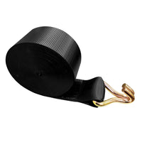 Load image into Gallery viewer, 4&quot; Winch Strap w/ Wire J Hook - USA Custom Made
