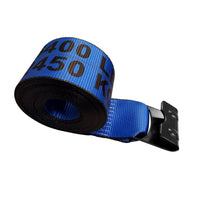 Load image into Gallery viewer, 4&quot; Winch Strap w/ Black Flat Hook
