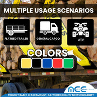 Load image into Gallery viewer, 4&quot; Winch Strap w/ Black Flat Hook
