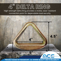 Load image into Gallery viewer, 4&quot; x 30&#39; Winch Strap w/ Delta Ring
