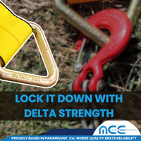 Load image into Gallery viewer, 4&quot; x 30&#39; Winch Strap w/ Delta Ring
