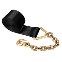 Load image into Gallery viewer, USA 4&quot; Winch Strap w/ Chain Extension
