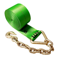 Load image into Gallery viewer, USA 4&quot; Winch Strap w/ Chain Extension
