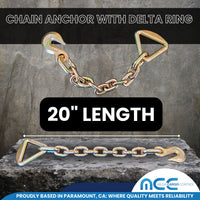 Load image into Gallery viewer, USA 4&quot; Winch Strap w/ Chain Extension
