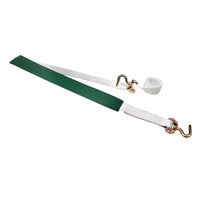 Load image into Gallery viewer, USA 2&quot; Replacement Over-Tire Straps w/ Long Swivel Hook (Fits Cottrell Trailers)
