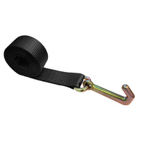 Load image into Gallery viewer, G70 2&quot; x 10&#39; Mini J Hook Towing Trailer Wrecker Tie Down Strap
