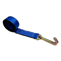 Load image into Gallery viewer, G70 2&quot; x 10&#39; Mini J Hook Towing Trailer Wrecker Tie Down Strap
