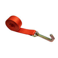 Load image into Gallery viewer, G70 2&quot; x 10&#39; Mini J Hook Towing Trailer Wrecker Tie Down Strap
