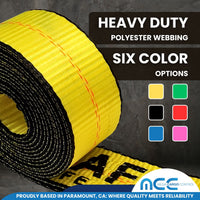 Load image into Gallery viewer, 2&quot; x 10&#39; Tie Down Strap w/ TJ Cluster Hook for Wrecker Tow Truck Auto Hauling
