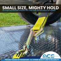Load image into Gallery viewer, G70 2&quot; x 10&#39; Mini J Hook Towing Trailer Wrecker Tie Down Strap
