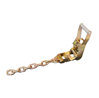 Load image into Gallery viewer, 2&quot; Roll Back Chain Ratchet Strap w/ RTJ Hook
