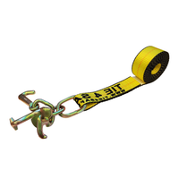 Load image into Gallery viewer, 2&quot; Roll Back Chain Ratchet Strap w/ RTJ Hook
