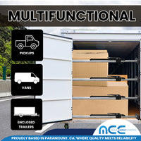 Load image into Gallery viewer, 4 Pack 89.5”-104” Cargo Load Bar for Enclosed Trucks and Semi Trailers
