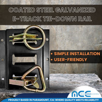 Load image into Gallery viewer, Horizontal E Track Tie Down Rail
