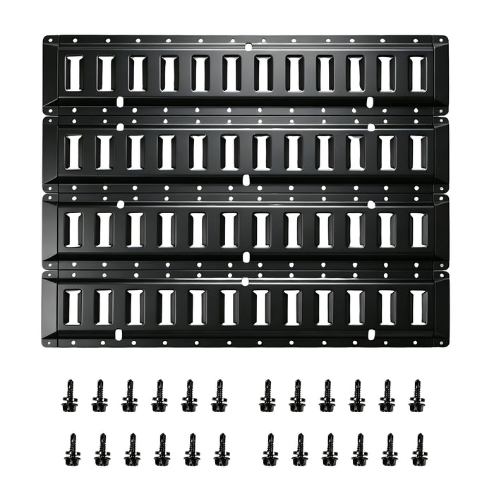 Horizontal E Track Tie Down Rail - 4 Pack