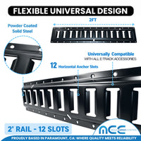 Load image into Gallery viewer, Horizontal E Track Tie Down Rail - 4 Pack
