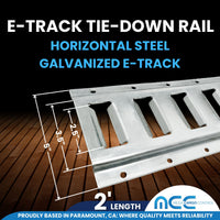 Load image into Gallery viewer, Horizontal E Track Tie Down Rail
